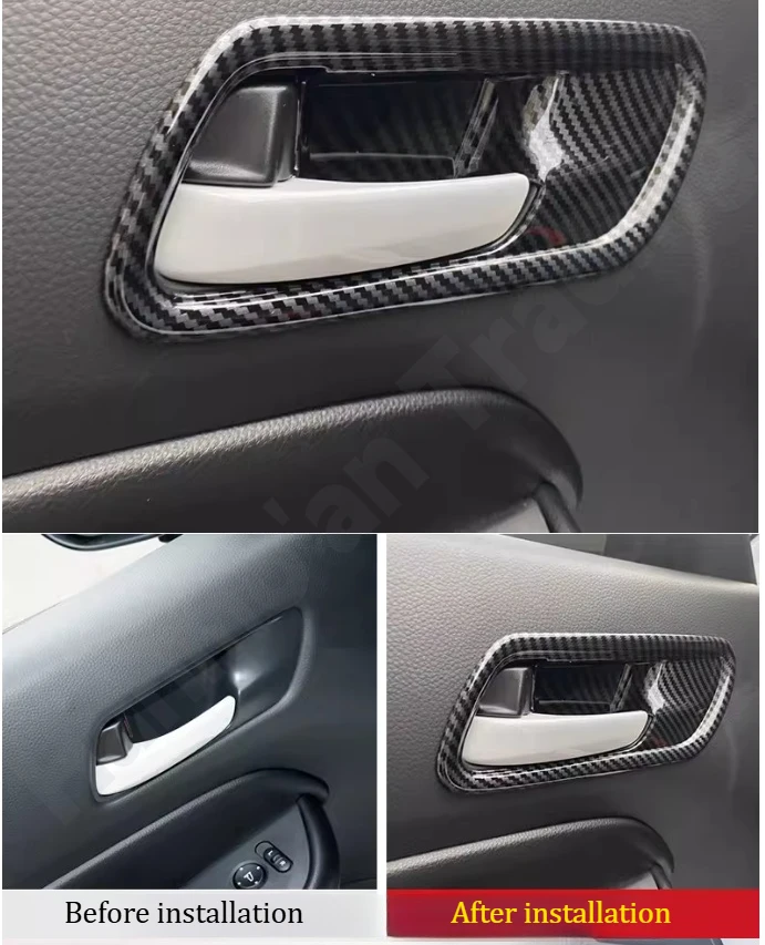 

Декоративная накладка на внутреннюю ручку для Honda Fit 2021 / Аксессуары для тюнинга салона из нержавеющей стали