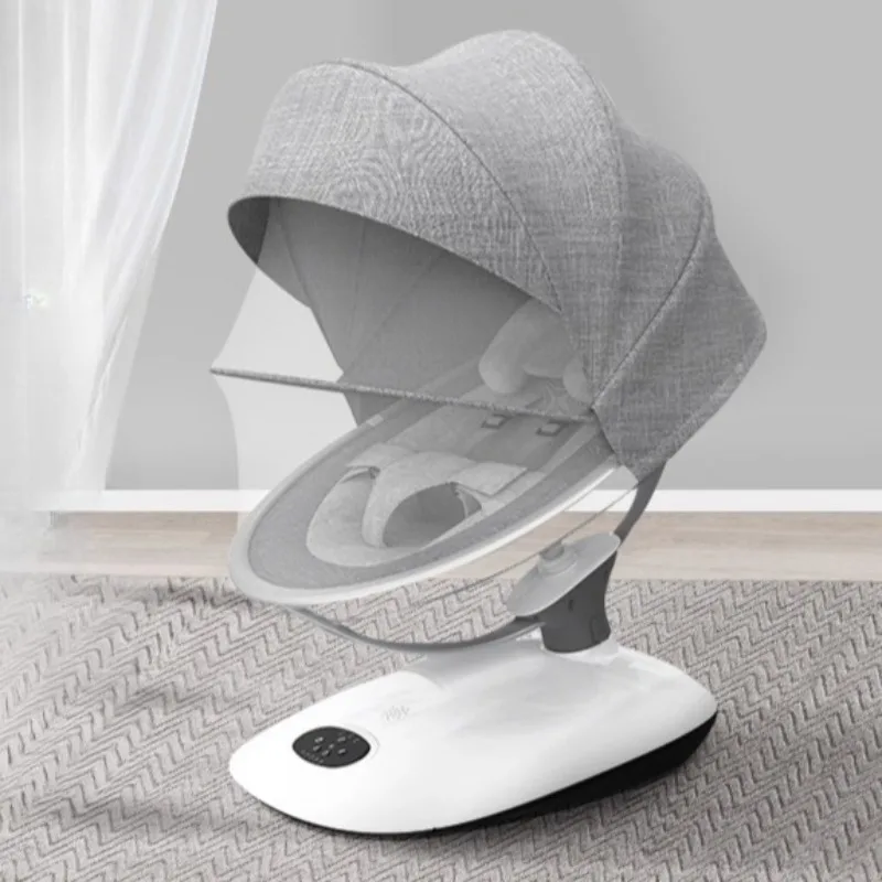 Baby Swing Electric Baby Rocker with 180° Rotating Seat, 6 Soothing Sway Motions & 5 Speeds, Remote &  Baby Rocking Chairs