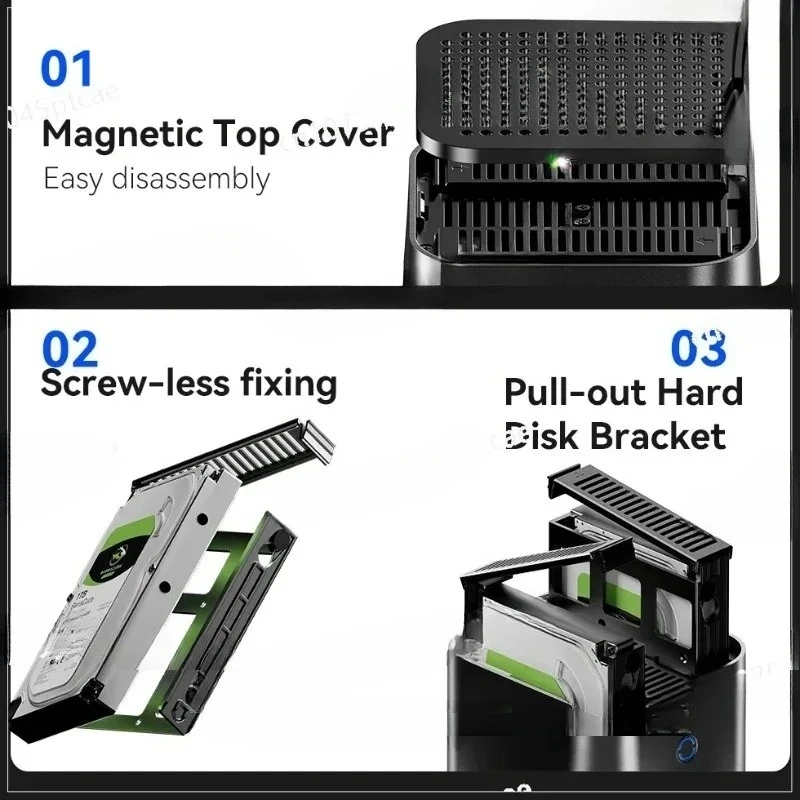 Ssd 2X2.5/3.5" Hdd …