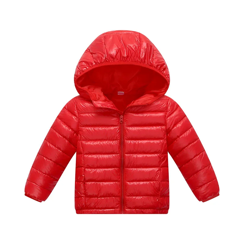 Children Hooded Padded Coat Winter Warm Lightweight Zip Up Jacket For Toddler Boys Girls Coats Kids Winter Outerwea