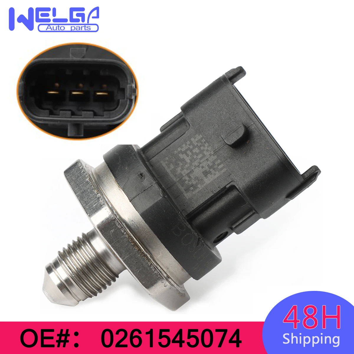 High Quality 1Pcs Fuel Pressure Sensor 0261545006 0261545074 For Mazda CX-7 GS Sport Fuel Rail Pressure Sensor Car Accessories