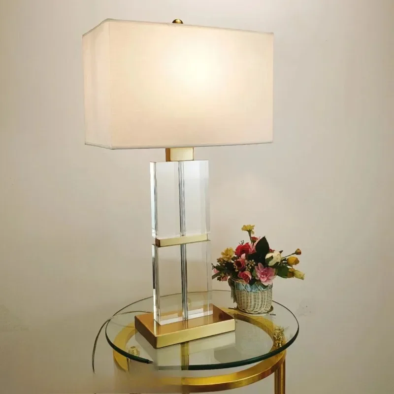 

Simple, stylish, crystal, desk lamp, high-end, bedside, desk lamp