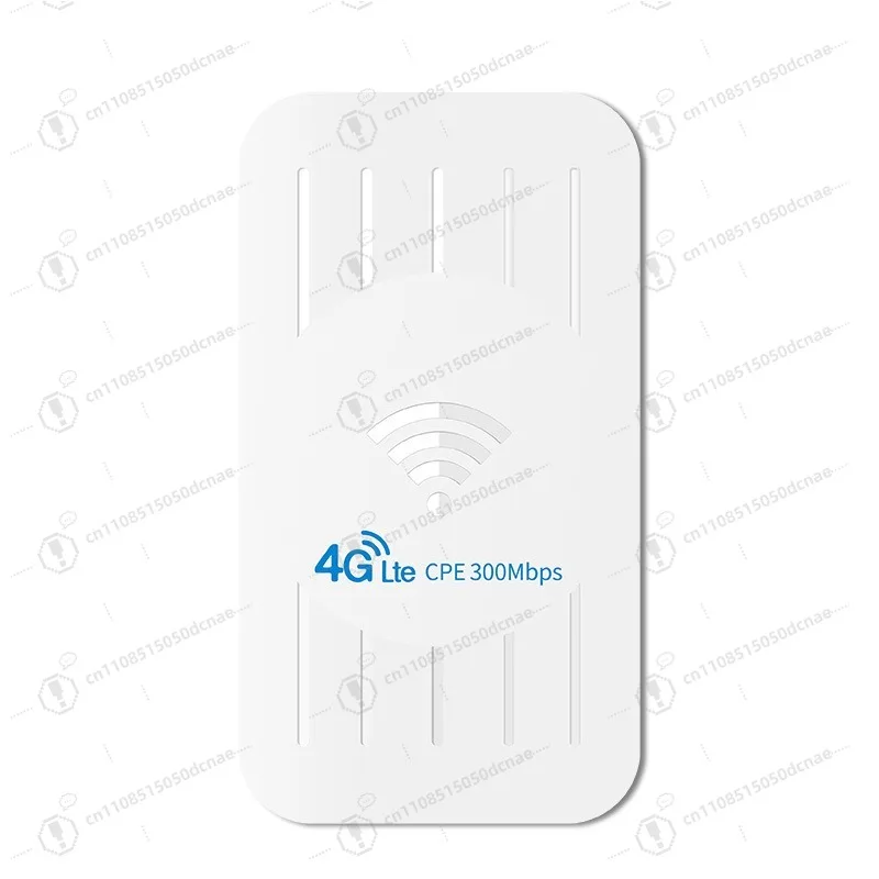 H5 Outdoor Waterproof 4G LTE CPE Router 300Mbps Unlocked SIM Card Slot Industrial WiFi Modem for Farm Outdoor Monitoring