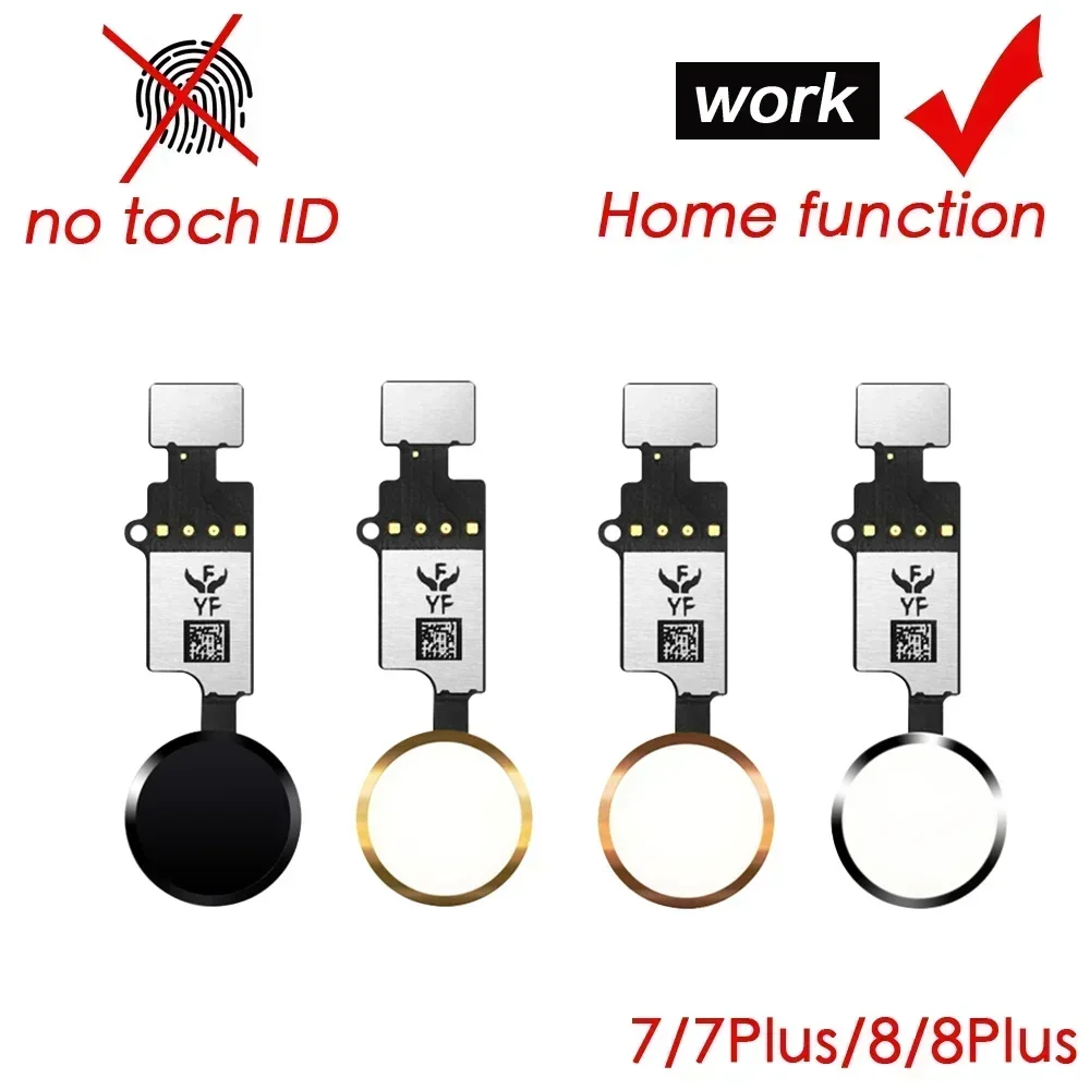 Home Button Flex for IPhone 5s 6 6P 6s 7 7P 8 Plus Menu Homebutton Main Key Flex Cable Replacement