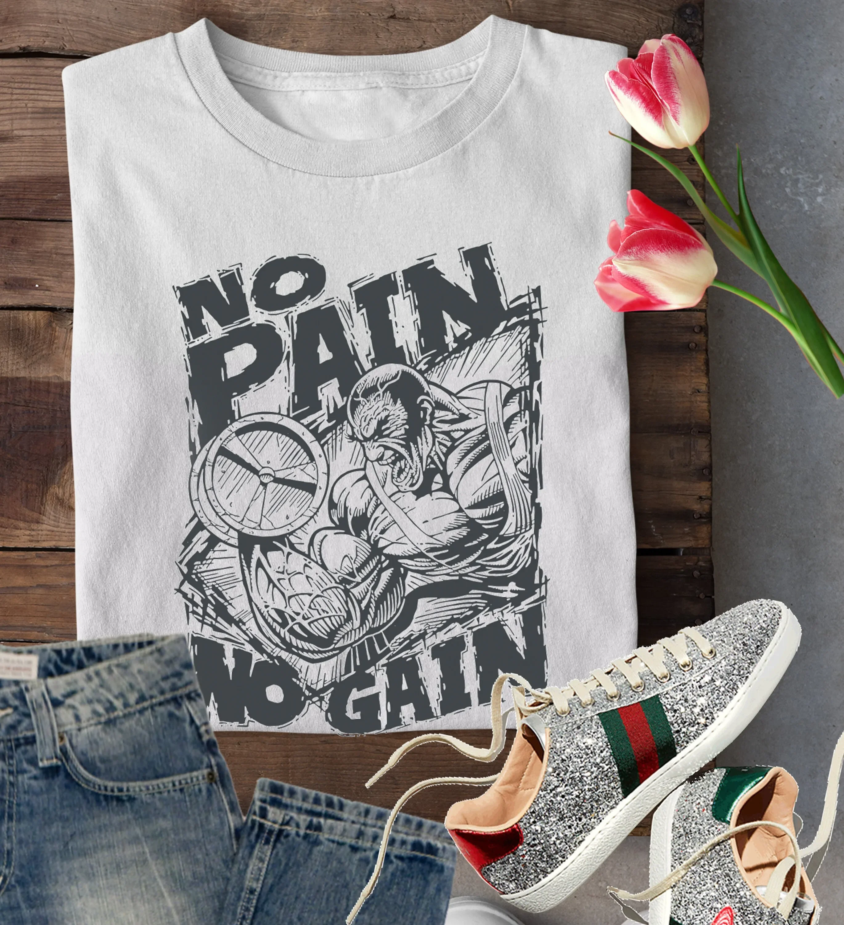 No Pain Gain Gym Fight Club Fitness Day Dirty Dancing Bodybuilding The Perfect Physique Sport Weightlifting Athlete