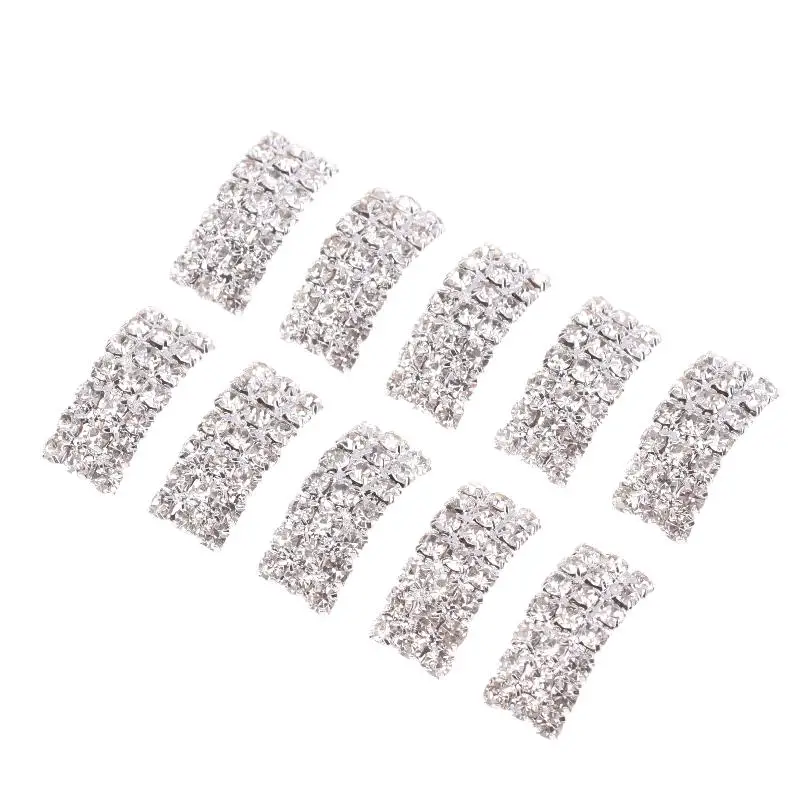 

5/10Pcs 20*9mm Multi-Drainage Diamond Buckle For Clothing Headwear DIY Decoration Accessory