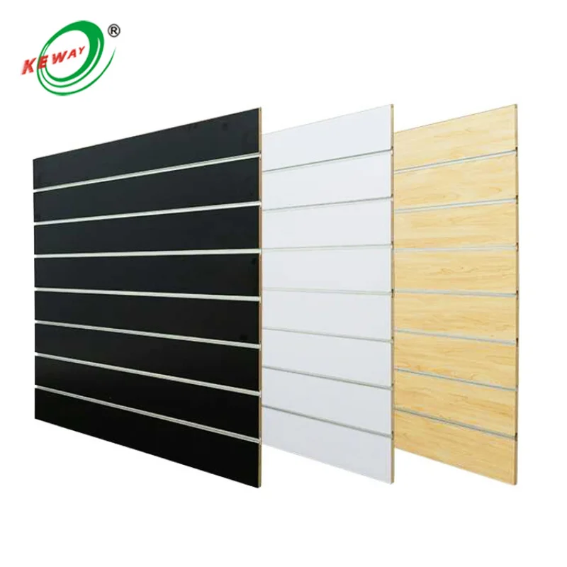 Custom. high quality factory 4*8 feet mdf sheet melamine mdf board 18mm slat wall panel