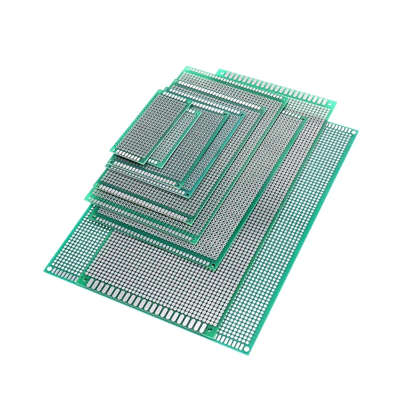 100pcs/lot FR4 Double-sided Tin Plated PCB Circuit Board 1.6mm Thickness 2.54mm Spacing Universal Board 2*8 5*7 7*9 9*15