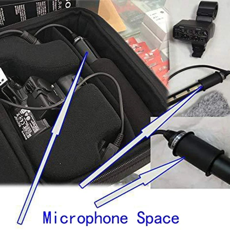 Spacer Rubber Tube Microphone ECM-NV1 Leather Pad ECM-XM1 190P Rubber 280 Camera for Shotgun Microphone Mic Camera Head