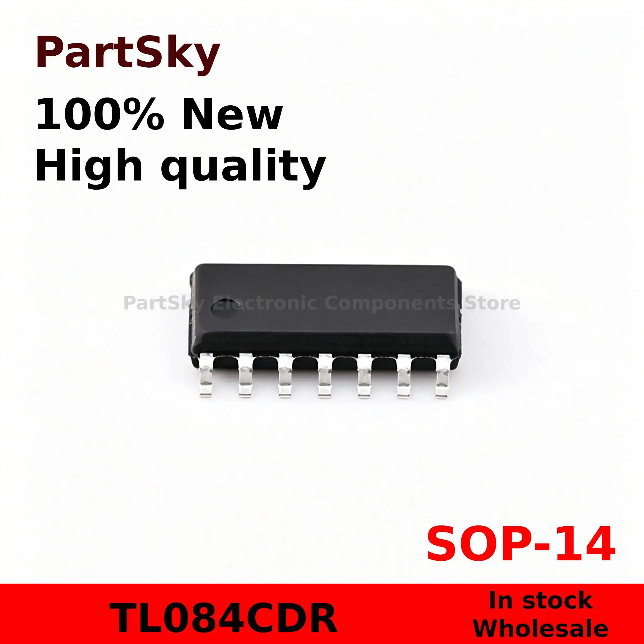 20/100/200PCS TL084CDR TL084C TL084 SMD SOP-14 SOP14 Quad Operational Amplifier new original IN STOCK