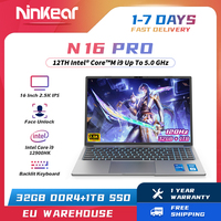 Ninkear N16 PRO Gaming Laptop 12th Intel i9-12900HX 16-inch 2.5K IPS 120Hz Computer 32GB DDR4+1TB SSD WiFi 6 Face Recognition