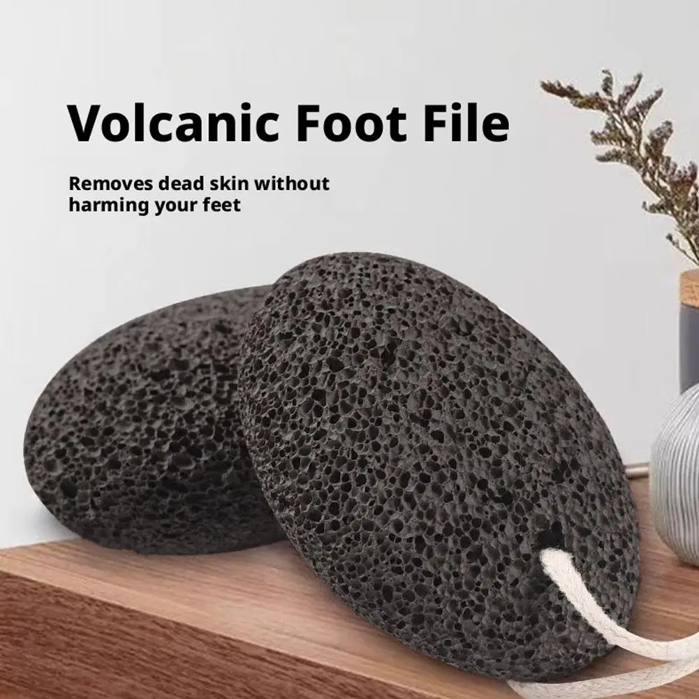 Volcanic Pumice Stone Foot Scrubber, Natural Exfoliator for Dead Skin, Callus & Rough Heels