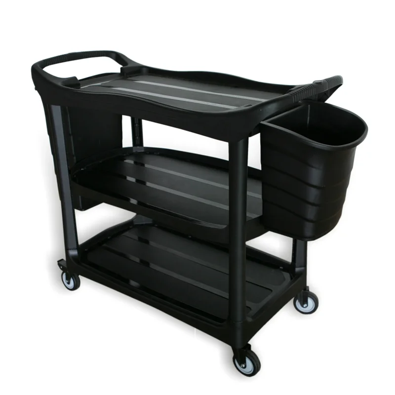 

Тележка для пищевых продуктов, тележка для тарелок, тележка для горячих блюд для отелей, ресторанов, утолщенная маленькая тележка для обслуживания