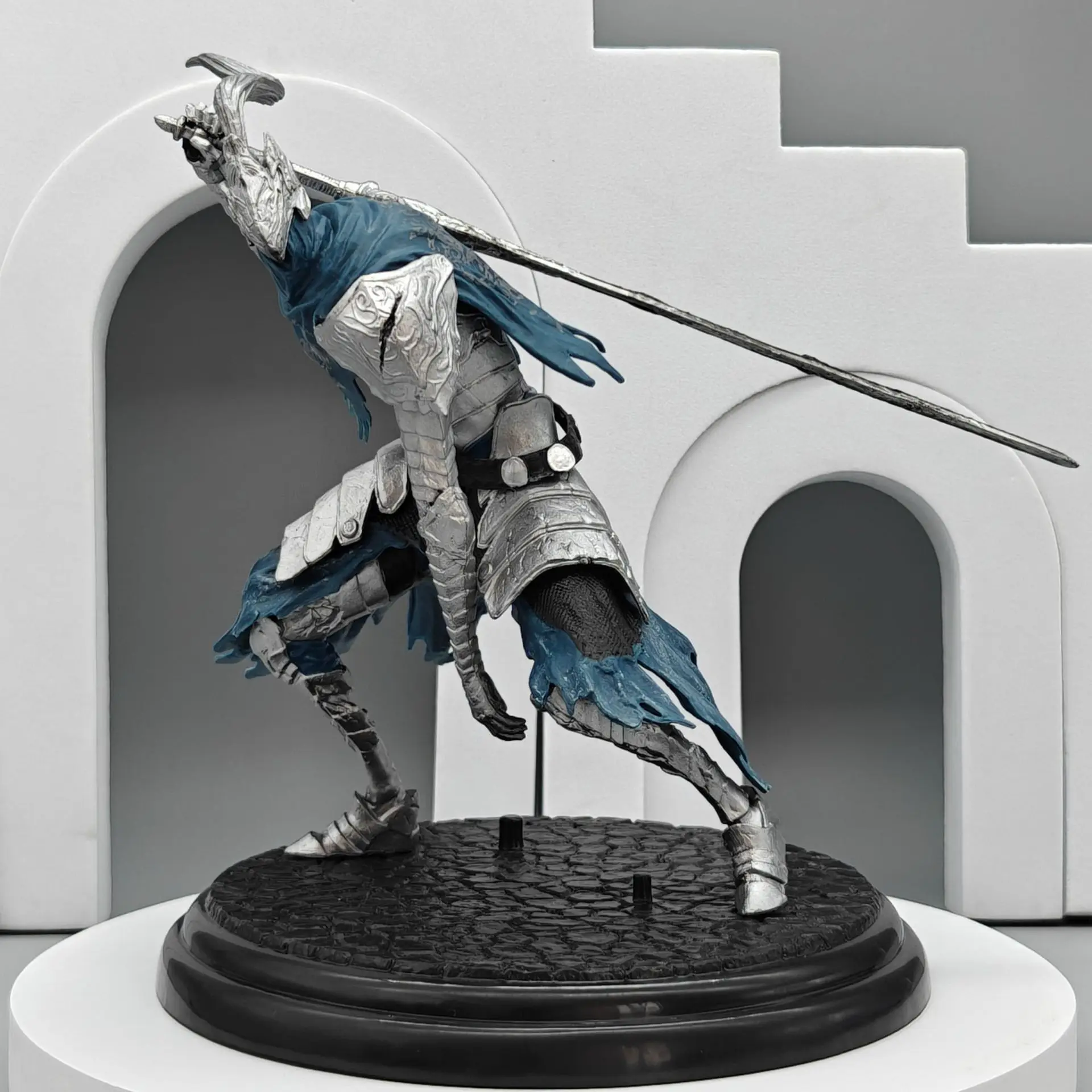 Dark Souls Faraam Knight / Artorias The Abysswalker / Black Knight / Advanced Knight Warrior PVC الشكل تحصيل لعبة مجسمة