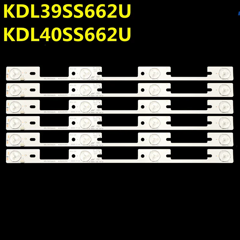 60PCS*6V 325MM LED Backlight Strip  For 40L2400 40L5400 KDL39SS662U KDL40SS662U 35018339 35018340