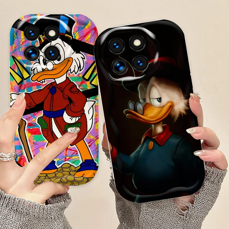 Disney Scrooge McDuck For Xiaomi Mi 14 12 12T 11 Lite Poco M6 X6 X5 X4 X3 M3 F4 Pro GT NFC 5G Wave Oil Soft Phone Case