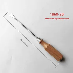 Piano tuning tool, piano maintenance tool, interval wrench, shaft frame adjustment wrench
