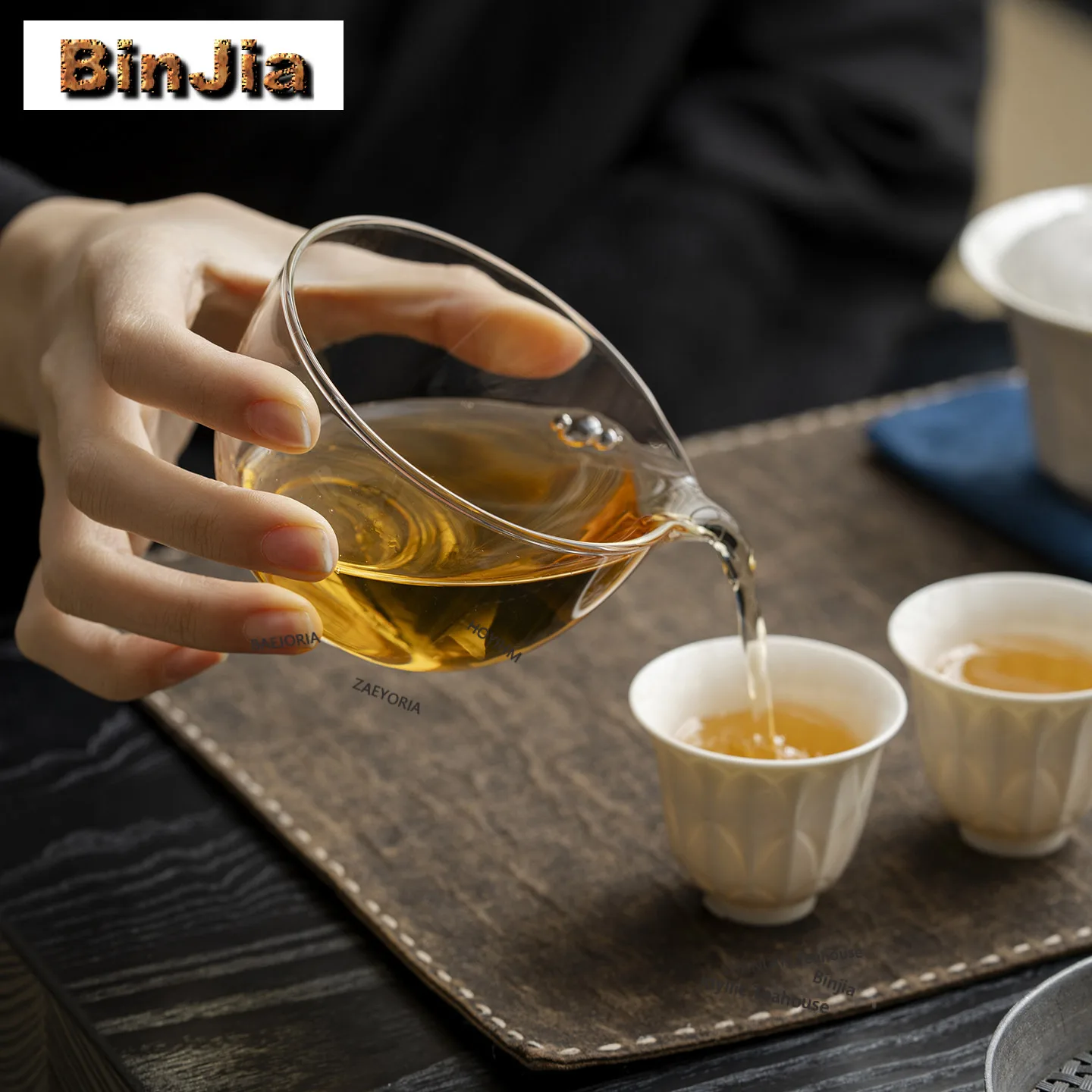 Imitation Song Ding Kiln White Lotus Petal Travel Tea Set Kit Retro 1 Pot 3 Cups Tea Brewing Organizer Portable Camping Tote Bag