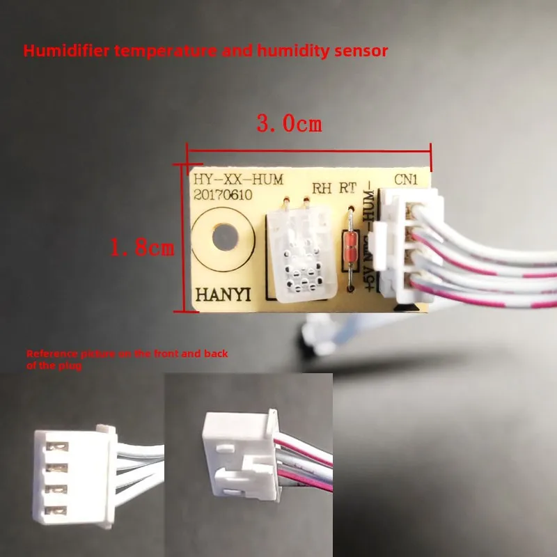 Indicator light temperature sensing probe sensor for home humidifier control board circuit boards