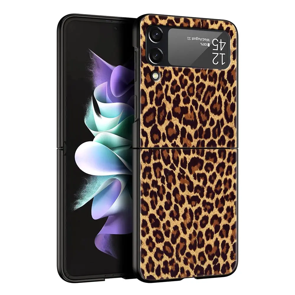 حافظة لهاتف سامسونج جالاكسي Z Flip3 Flip4 Flip5 حافظة لهاتف Z Flip 3 4 5 6 7 غطاء صلب قابل للطي