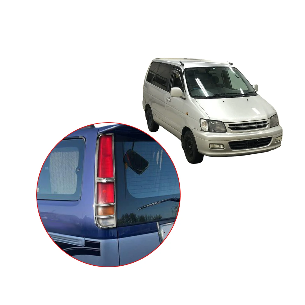 Abs cromato argento auto fanale posteriore copertura Trim per Toyota Noah 1996 - 2000 accessori auto decorazione esterna
