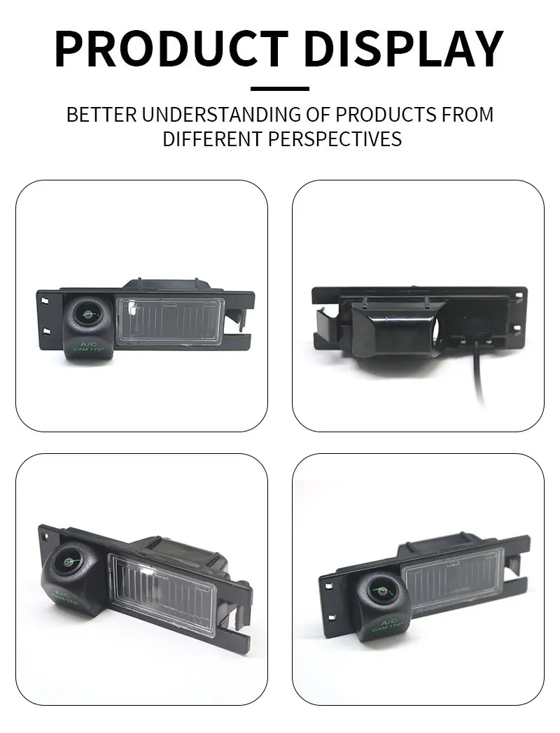 AHD Auto Rückansicht Reverse Backup Kamera Mit Gleichrichter Für Opel Astra H J Corsa D Vectra C Zafira B Chevrolet Buick Fiat – Detail 10