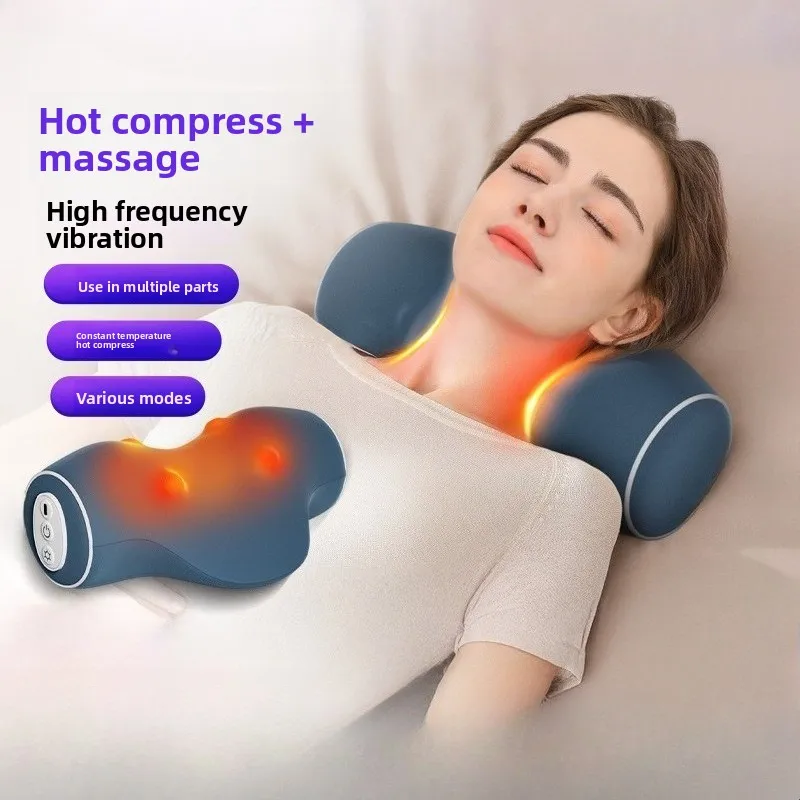 

Cross-border Manufacturer Multifunctional Cervical Massage Pillow Waist Back Shoulder Neck Kneading Trapezius Neck Massager