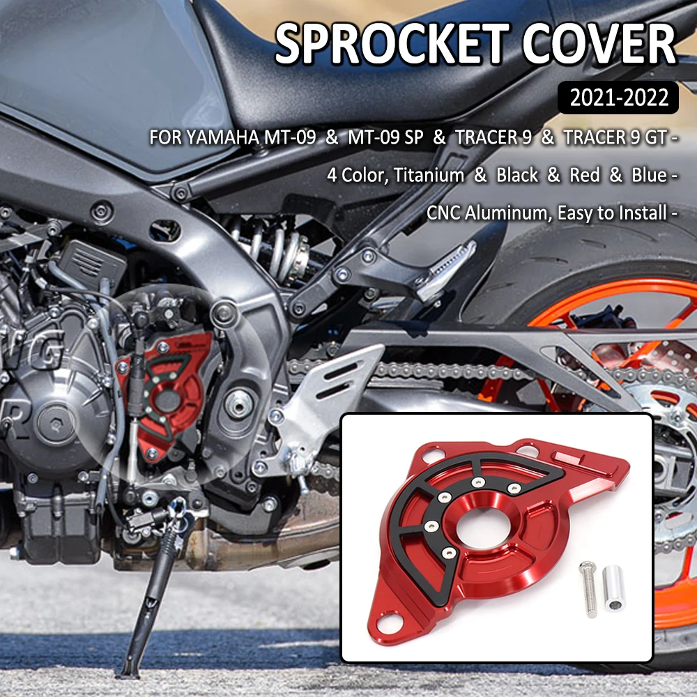 

2021 2022 Left Sprocket Cover Case Saver Protector Chain Guard For YAMAHA MT-09 MT 09 MT09 SP Tracer9 Tracer900 Tracer 9 900 GT