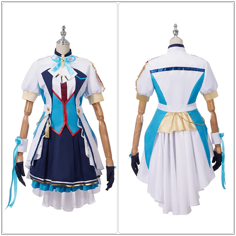 Vivi-Cos Anime Vtuber NIJISANJI Lize Helesta Cute Dress Cosplay Halloween Women's Costume Role Play Party Carnival New XS-XXL