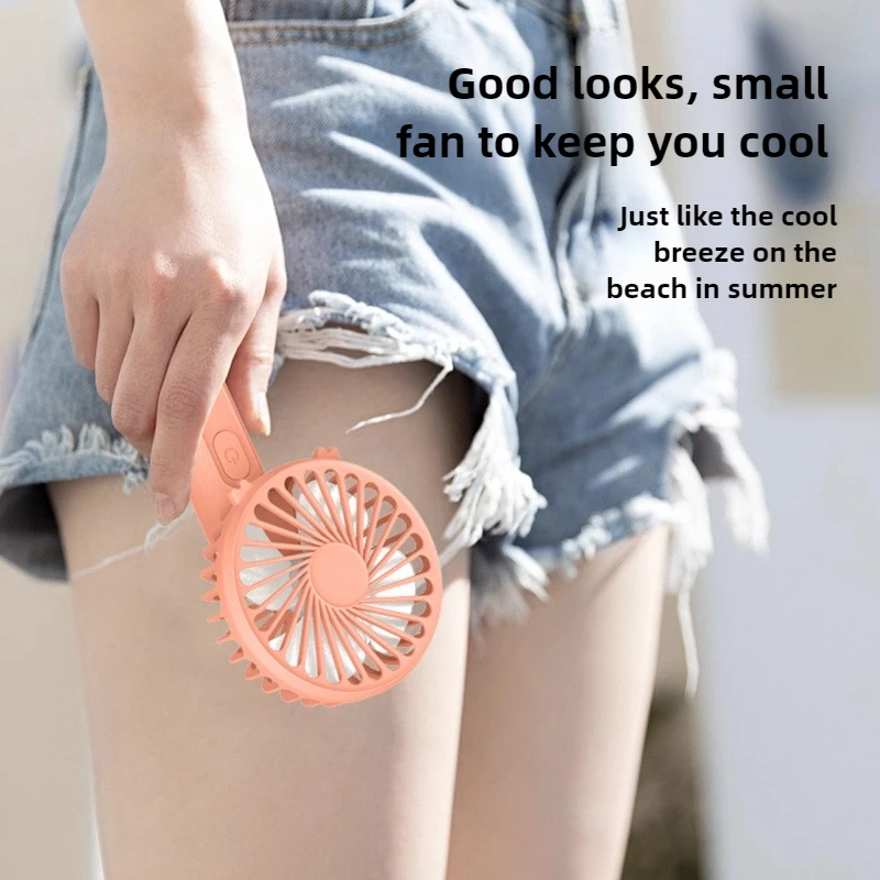 ミニファン便利なクリエイティブハンドヘルドポケットハンドヘルドファン軽量調節可能なかわいいファン学生ギフト