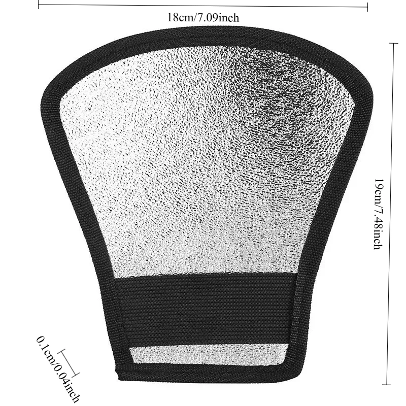 Universal Flash Diffuser Kit, Includes Softbox and Silver/White Card for Portable Studio Lighting Anywhere