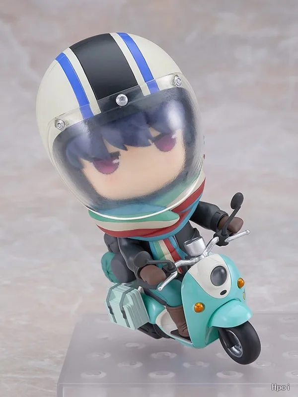Max Factory Nendoroid #1451 Rin Shima Yuru Camp Touring Ver Q Version Action Figure Anime Model Desktop Display Ornament