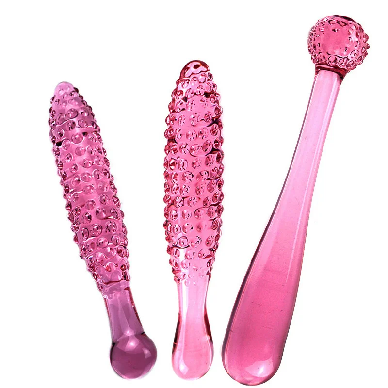 Stimulator Kristall Dildo Sex Spielzeug für Frauen Einfügen Vagina Glas Anal Plug Anus Dilatator Sex Spielzeug Butt Plug Prostata Masturbator