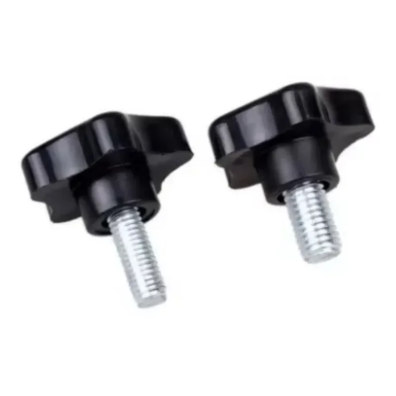 

pzCRuujw 4pcs M8 black plum handle pentagonal screw star bakelite hand screws bolt home decoration bolts 12mm-25mm length