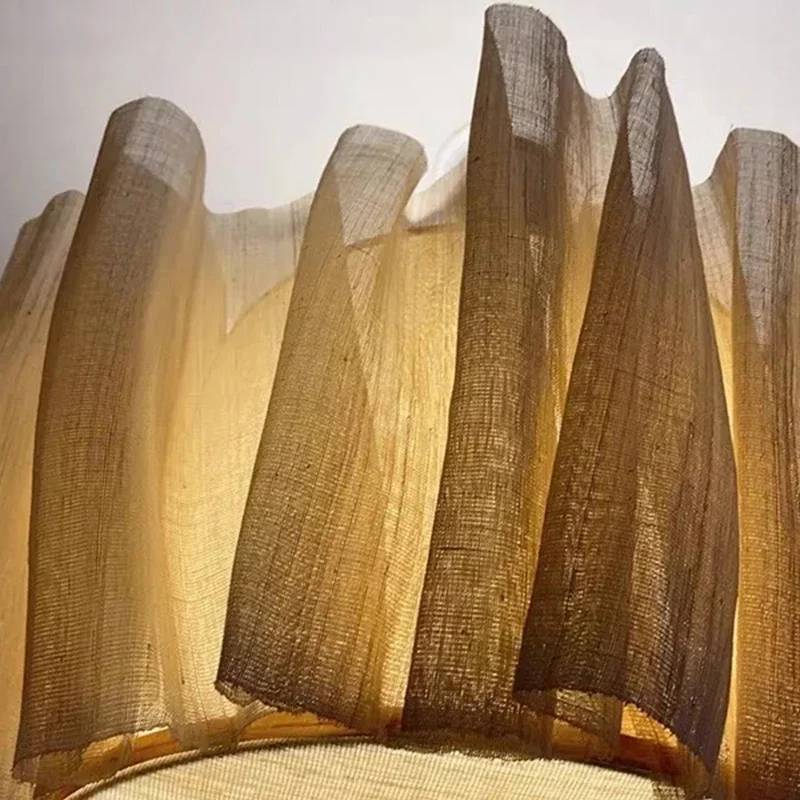 الشمال الرجعية النسيج قلادة ضوء مطعم العلية غرفة نوم السرير قلادة الخفيفة