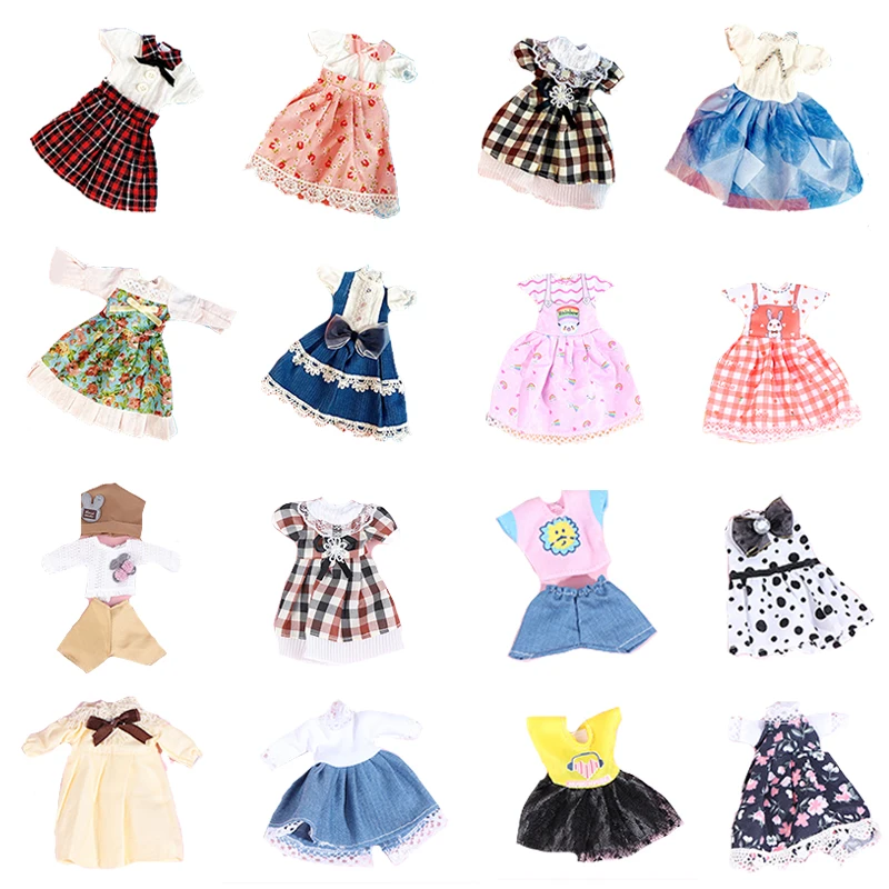 Fashion 30 Cm BJD Doll Clothes Joint Doll Accessories for 12 Inch Skirt Suit Girls Dress Up Play House Toys 1/6 Bjd Clothes Set