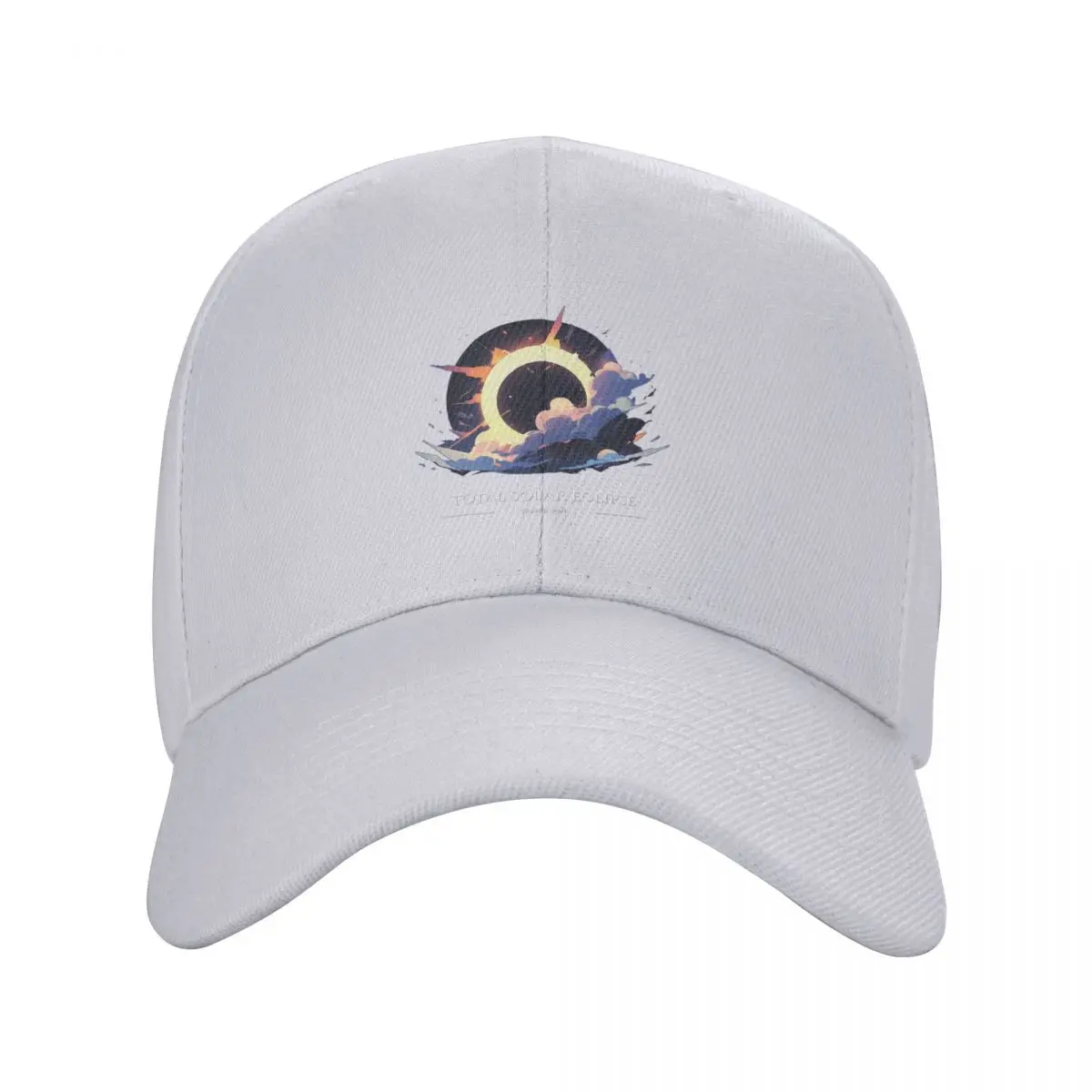 Celestial Total Solar Eclipse, Total Solar Eclipse Astronomy Art Baseball Cap sun hat Golf Hat Caps Male Women's