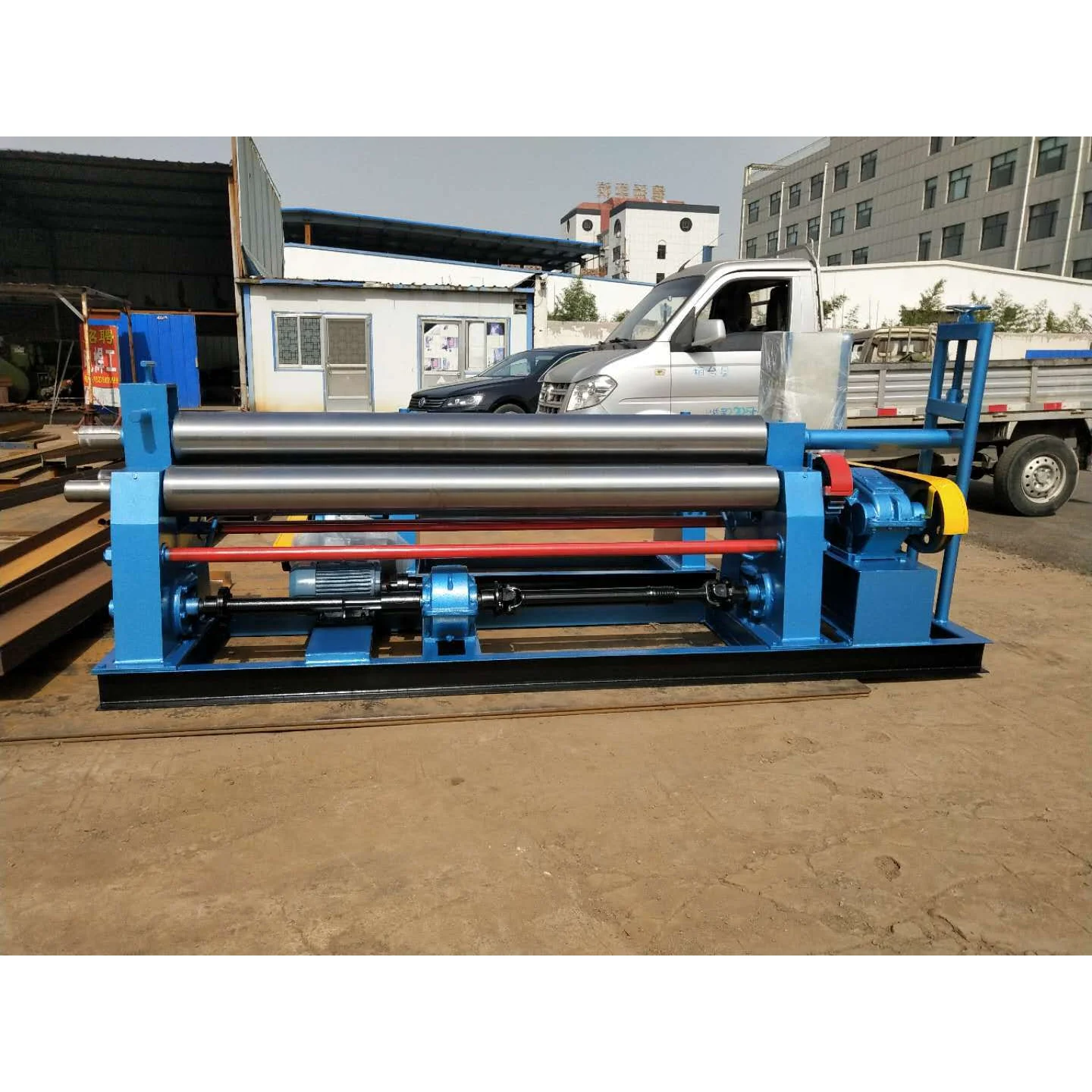CNC Plate Bending Machine Automatic Four Roller Rolling Machine Customized 12mm 1500mm for Decorative Architectural Metal Panel