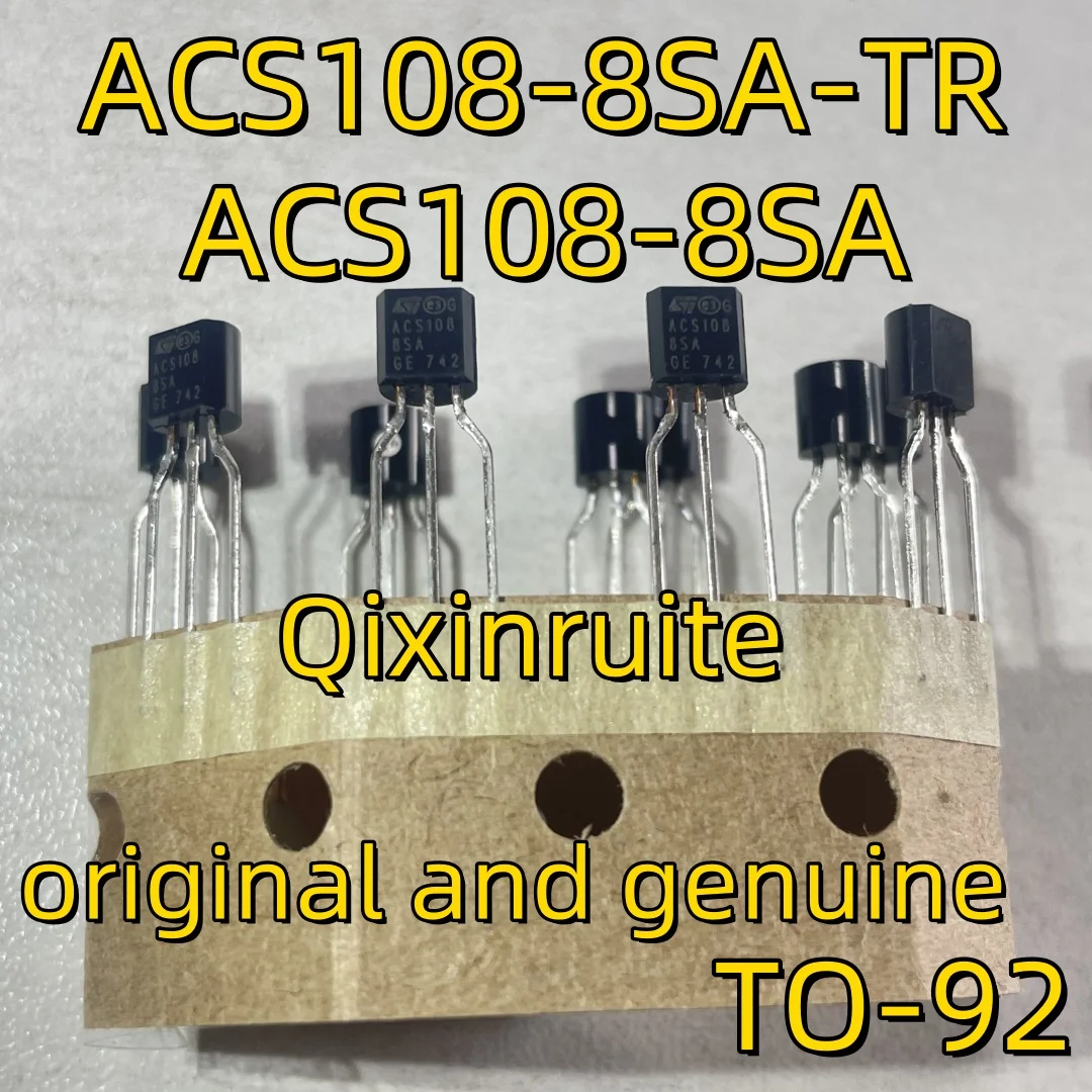 Qixinruite   Brand new original ACS108-8SA-TR=ACS108 8SA TO-92 bidirectional thermistor sensor chip