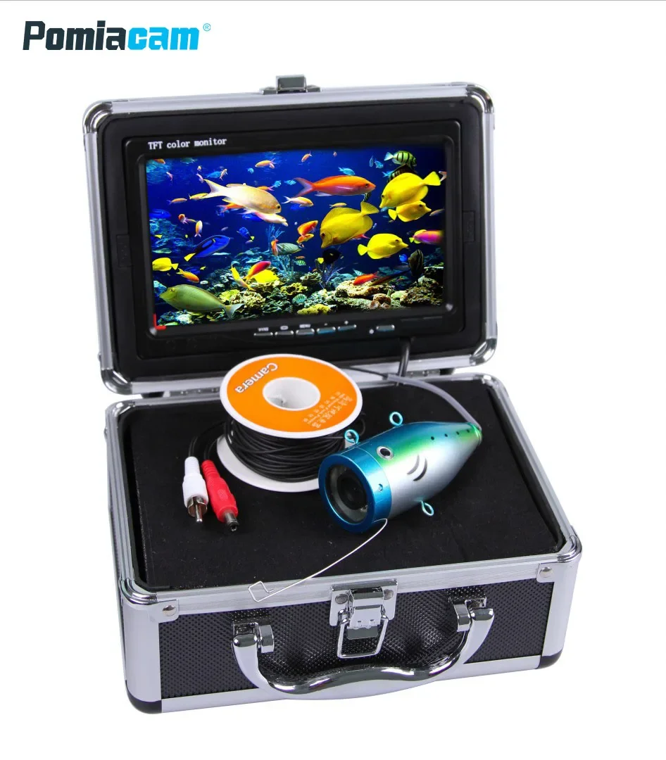 

Underwater Fishing Camera CR110-7L 7" 20M-50M 700TVL Fish Finder Waterproof 8pcs white LEDS Fishfinder IP68 Ice Fishing