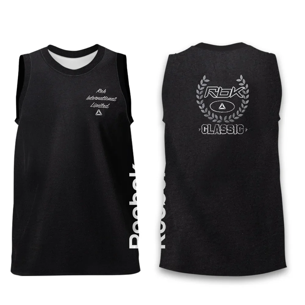 Wheat ring print summer men's quick-drying running vest men's luxury brand short-sleeved men basketball football sleeveless vest