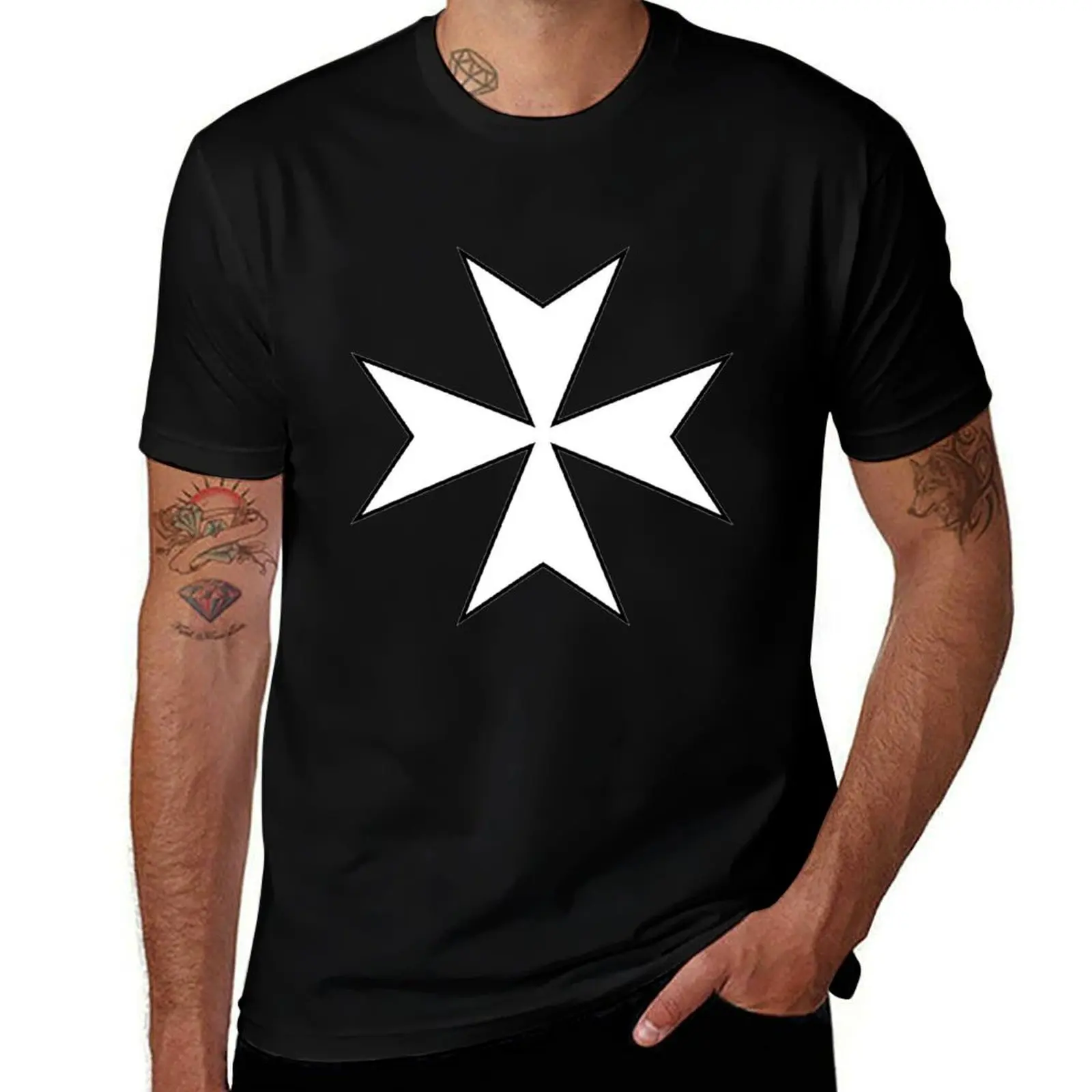 Knights Hospitaller Templar T-Shirt boys whites shirts graphic heavy weight t shirts for men