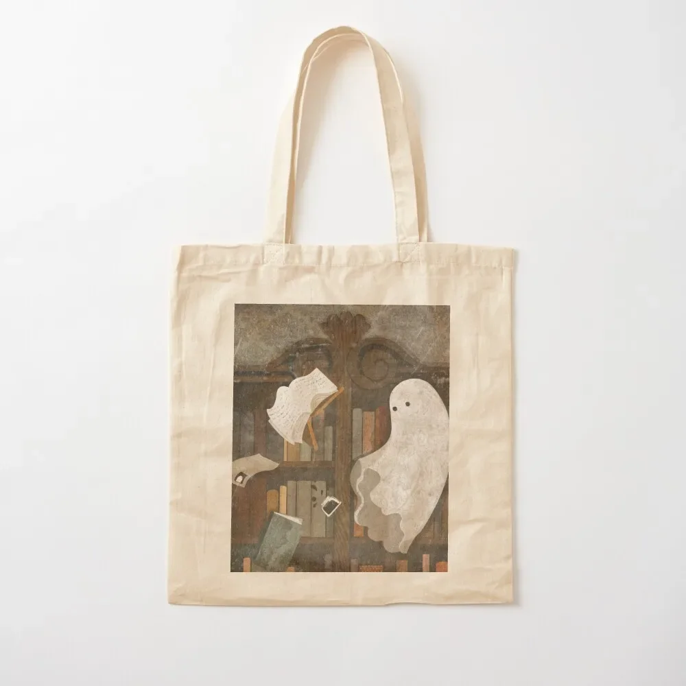 There's a Poltergeist in the Library Again... Tote Bag tote bag university woman shopping bag