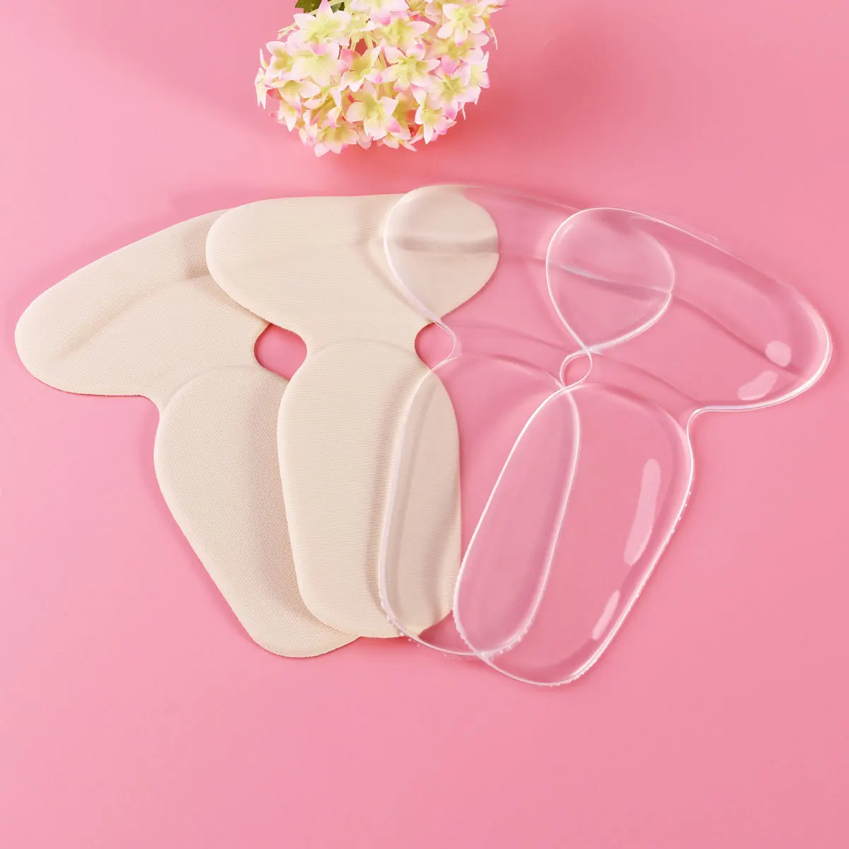 

2Pairs Heel Grips Cushion Thick Back Heel Pads Stop Slipping for Heels Flats Pumps Gel Inserts Pain Relief Shoe Insoles