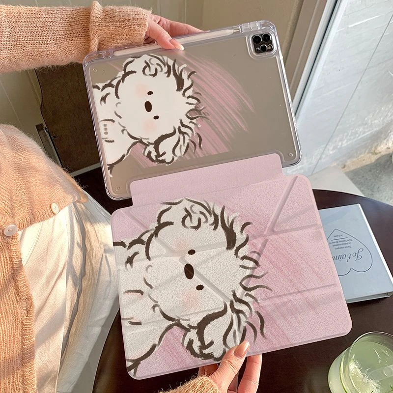 

Transparent Tablet Case for IPad A16 11th Air 5 4 Pro 11 M3 M2 M4 2025 10th10.9 10.2 9th 8th 7th Mini 7 6 Funda Shockproof Cover