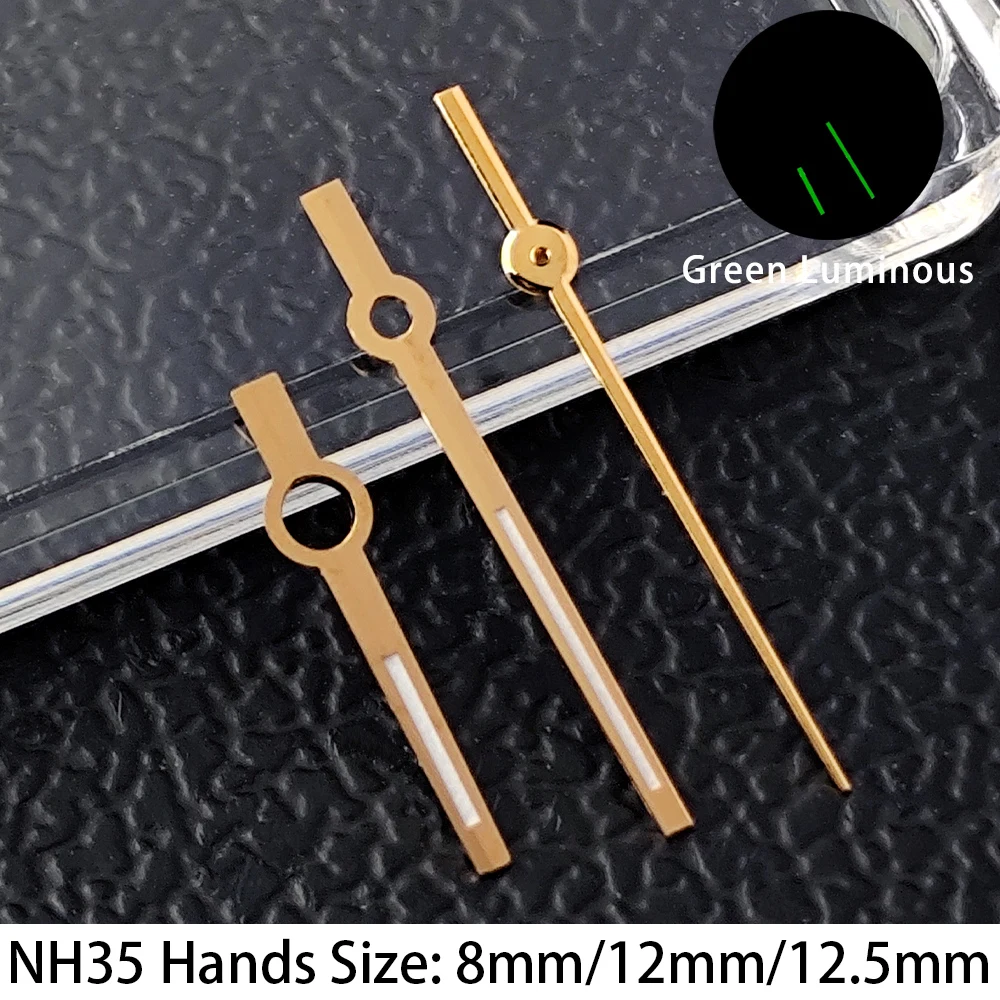 28,5 mm grünes leuchtendes NH35-Zifferblatt, passend für NH35 NH36 Uhrwerke, Uhrenzubehör, austauschbares Armbanduhrteil, NH35-Zeiger, NH36-Zifferblatt – Detail 10