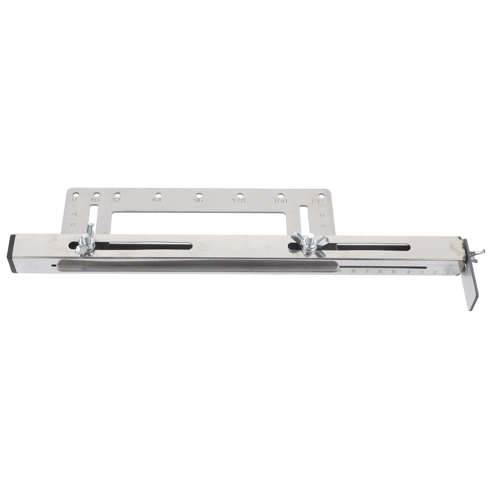 

Cabinet Handle Drill Guide Stainless Steel Punch Locator Woodworking Hole Positioner Installation Tool Precise Scale