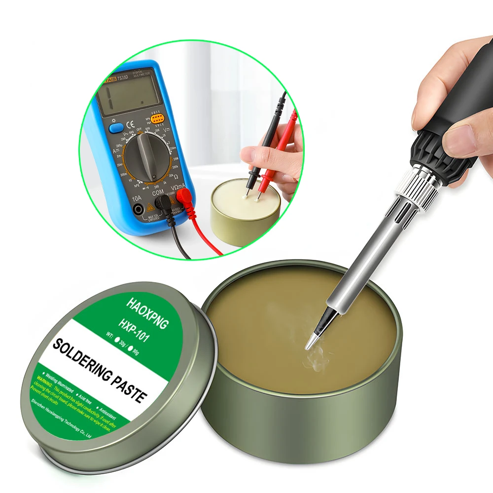 

100-500g Solder Paste No Wash AcidFree Rosin Flux High Purity Welding Flux Soldering Tin Cream Welding Grease Paste Flux