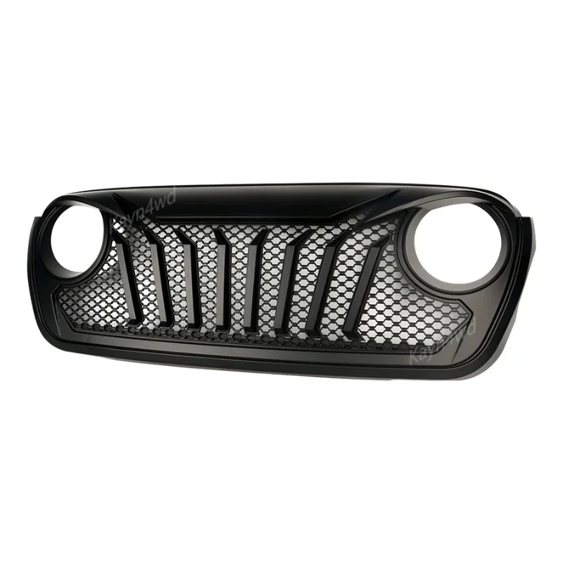 Off Road 4x4 Exterior Accessories Front Grille Mad Owl Series III Grill w/Mesh For 2018+ Jeep Wrangler JL/JLU/4XE/Gladiator JT