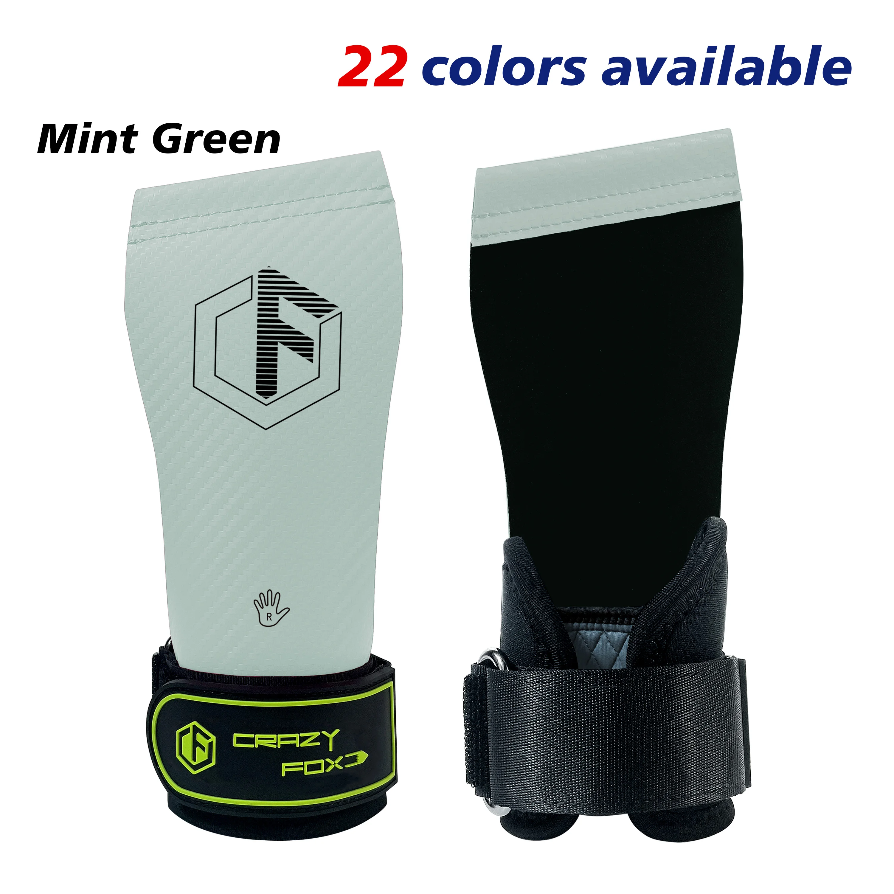 Crazy Fox Calleras Hand Grips forMen Women WeightliftingPull-up CrossTraining Gymnastics Anti-SlipPalm Guardstwith Wrist Support image 5